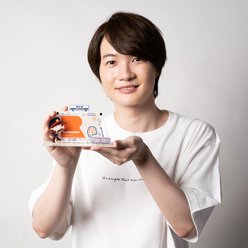 神木隆之介「神木駅」会員証ケース付きアクリルスタンド
