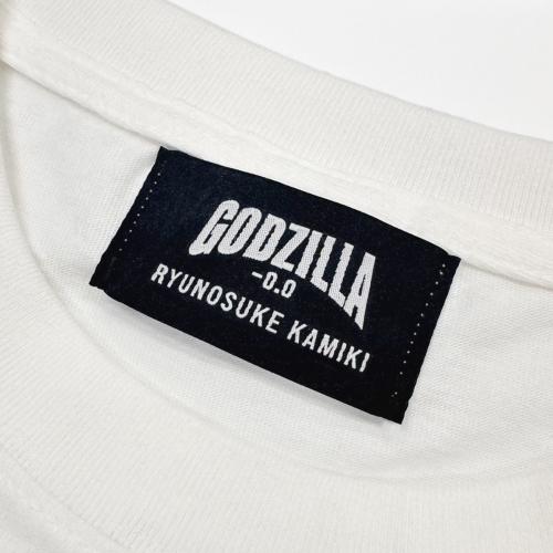 ゴジラ | 刺繍Tシャツ(Design by 神木)/Godzilla | Embroidered T-Shirt (Design by Kamiki)
