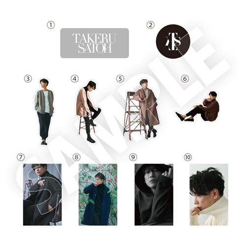 佐藤健 STICKER AND CASE