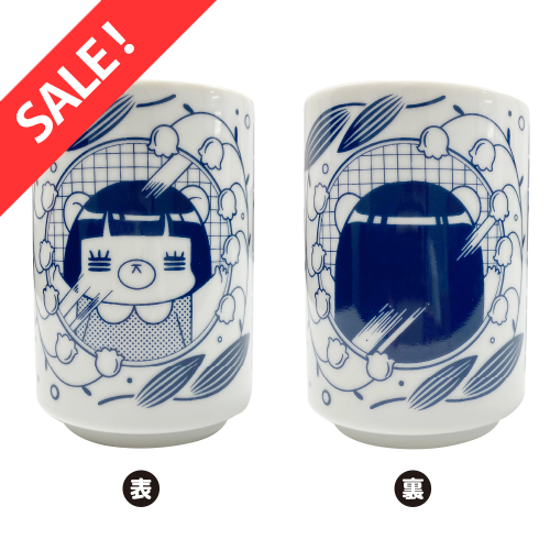 【SALE】ホッとするれ子ちゃん湯のみ