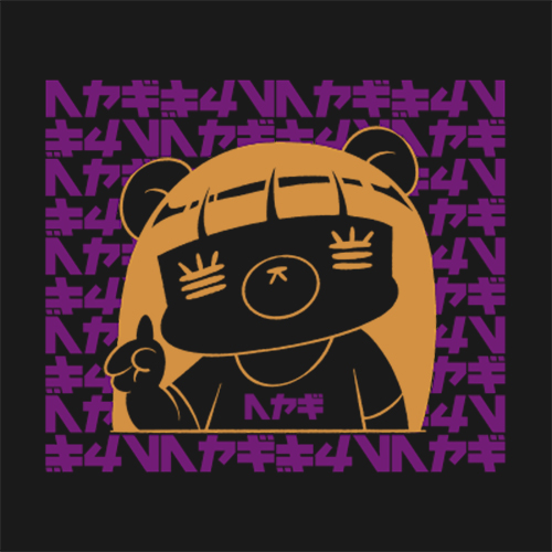 【SALE】ヘヤギTシャツ(ワルガキブラック)