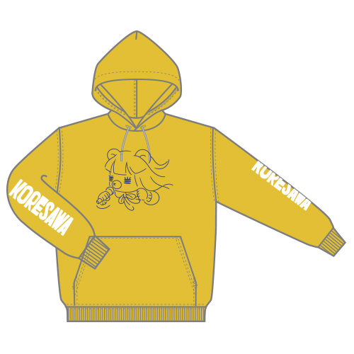 【SALE】シンガロングパーカー(イエロー)