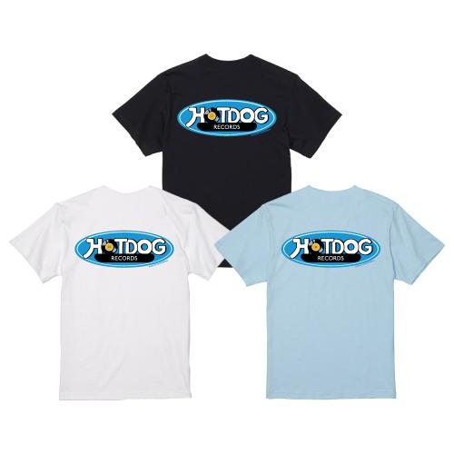 HOT DOG RECORDS T-SHIRT BAWDIES BLUE ver.