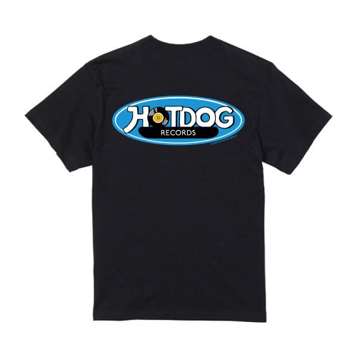 HOT DOG RECORDS T-SHIRT BAWDIES BLUE ver.