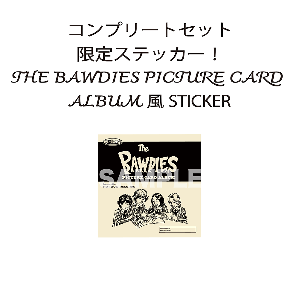 THE BAWDIES PICTURE CARD COMPLETE SET